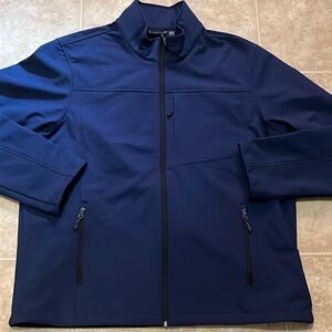 Swiss Tech softshell full zip wind/water resistant jacket lined